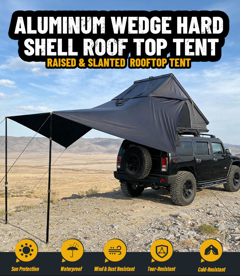 RAMBLER | GeerTop Aluminium Triangle Hard Shell Rooftop Tent