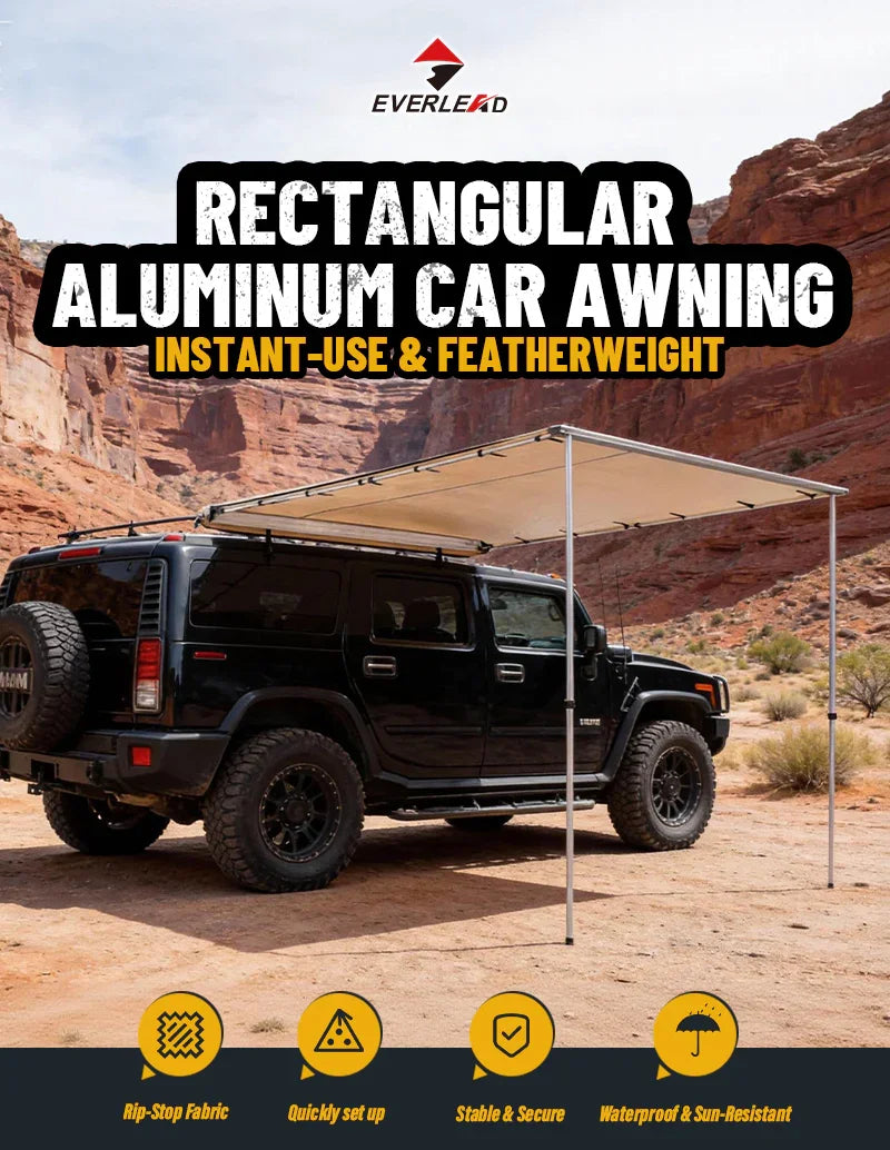 GeerTop Outdoor - NOVA | GeerTop 4×4 Aluminum Universal Retractable Car Side Awning