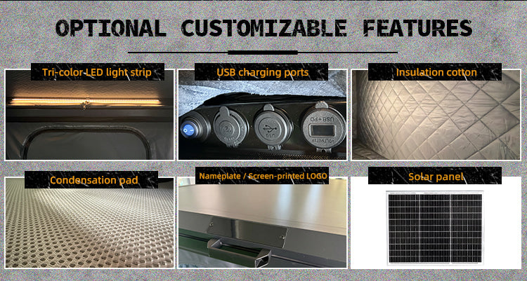 Panoramic Sky-View Lightweight Hard Shell Rooftop Tent