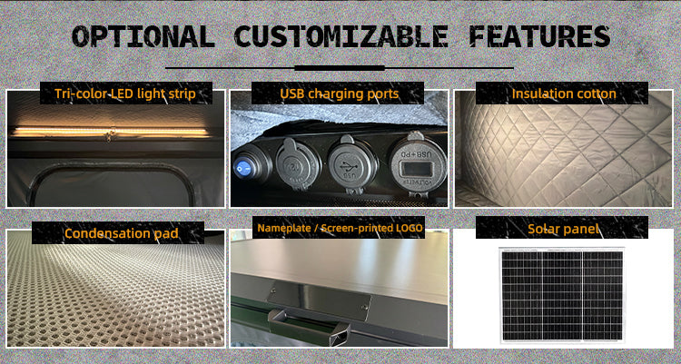 3-4 Person Instant X-Frame Fold ABS RoofTop Tent