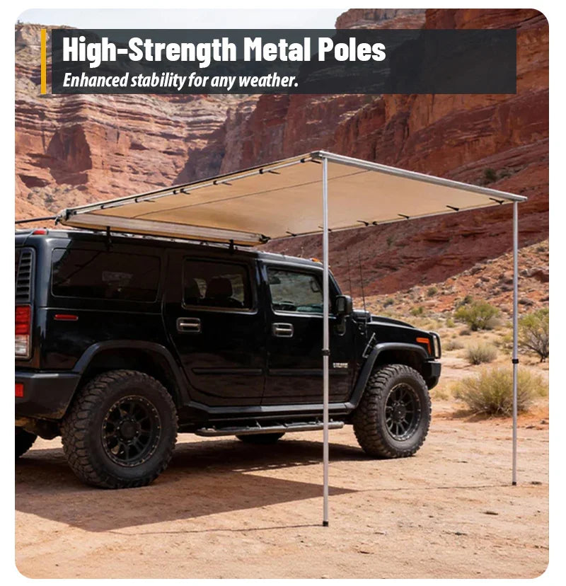 GeerTop Outdoor - NOVA | GeerTop 4×4 Aluminum Universal Retractable Car Side Awning