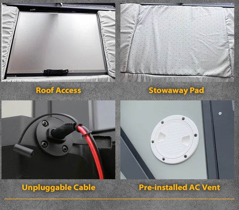 GeerTop Outdoor - QUANTIS | GeerTop Electric Automatic Hard Shell Rooftop Tent (Remote Control)