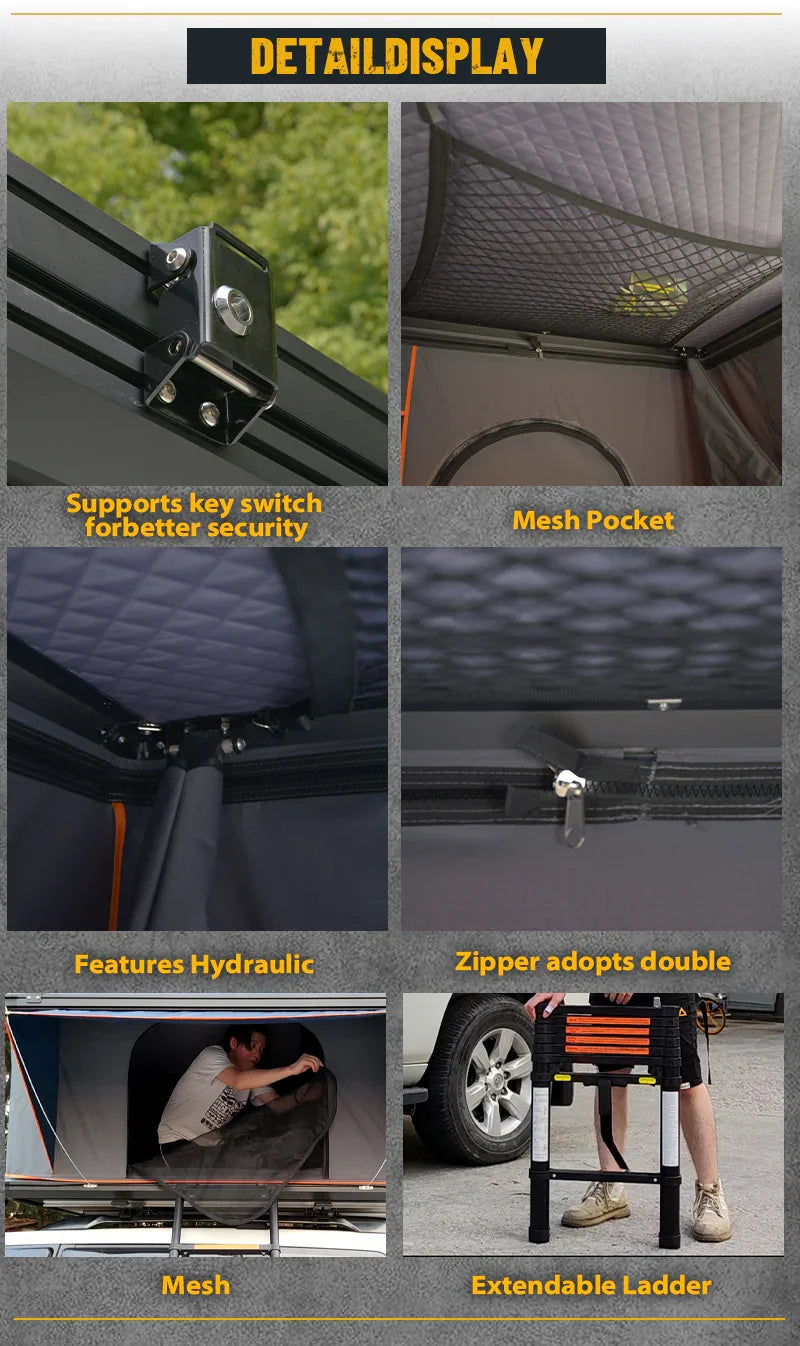 GeerTop Outdoor - HORIZO 3.0 | Geertop SUV Aluminum Hard Shell Rooftop Tent