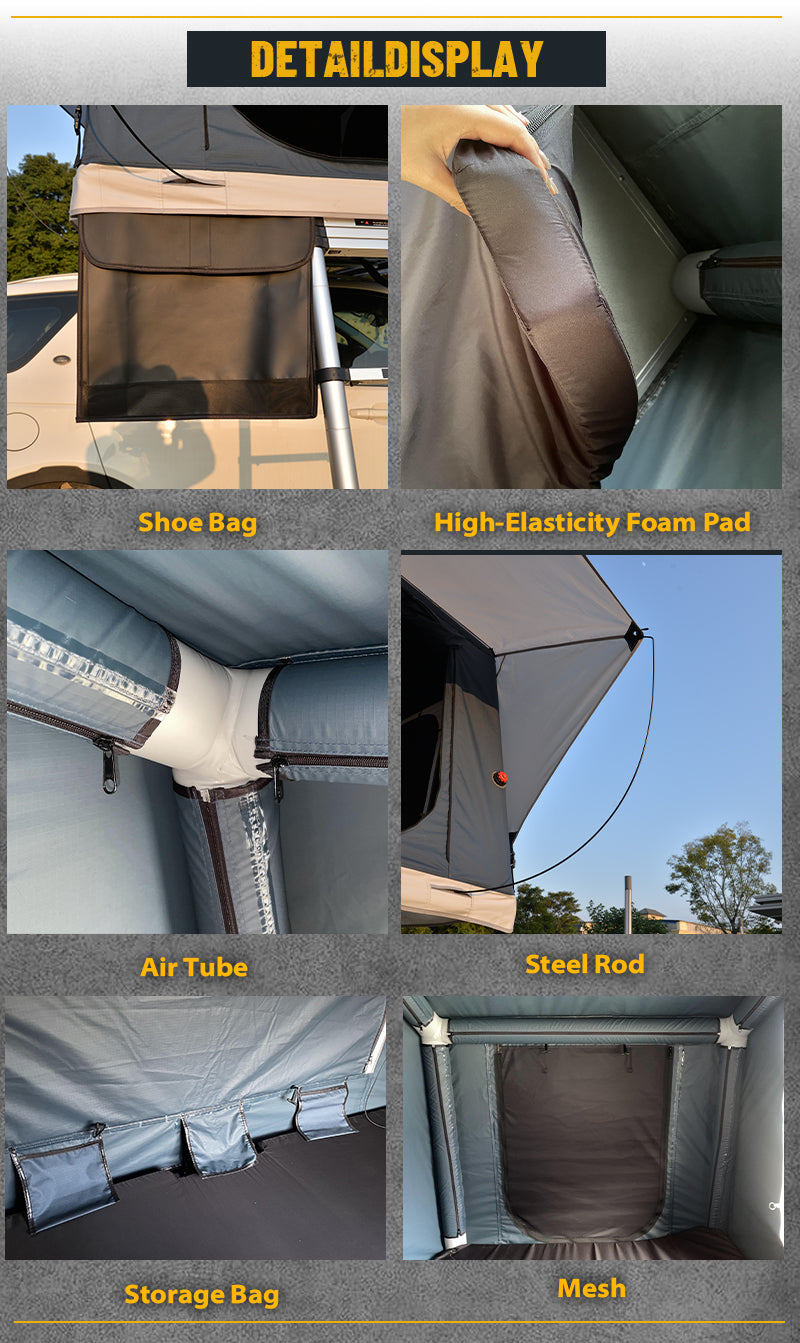 ASTRON | 1-2 Person Soft Shell Inflatable Rooftop Tent (SUVS / Jeep / Bronco / Trucks)