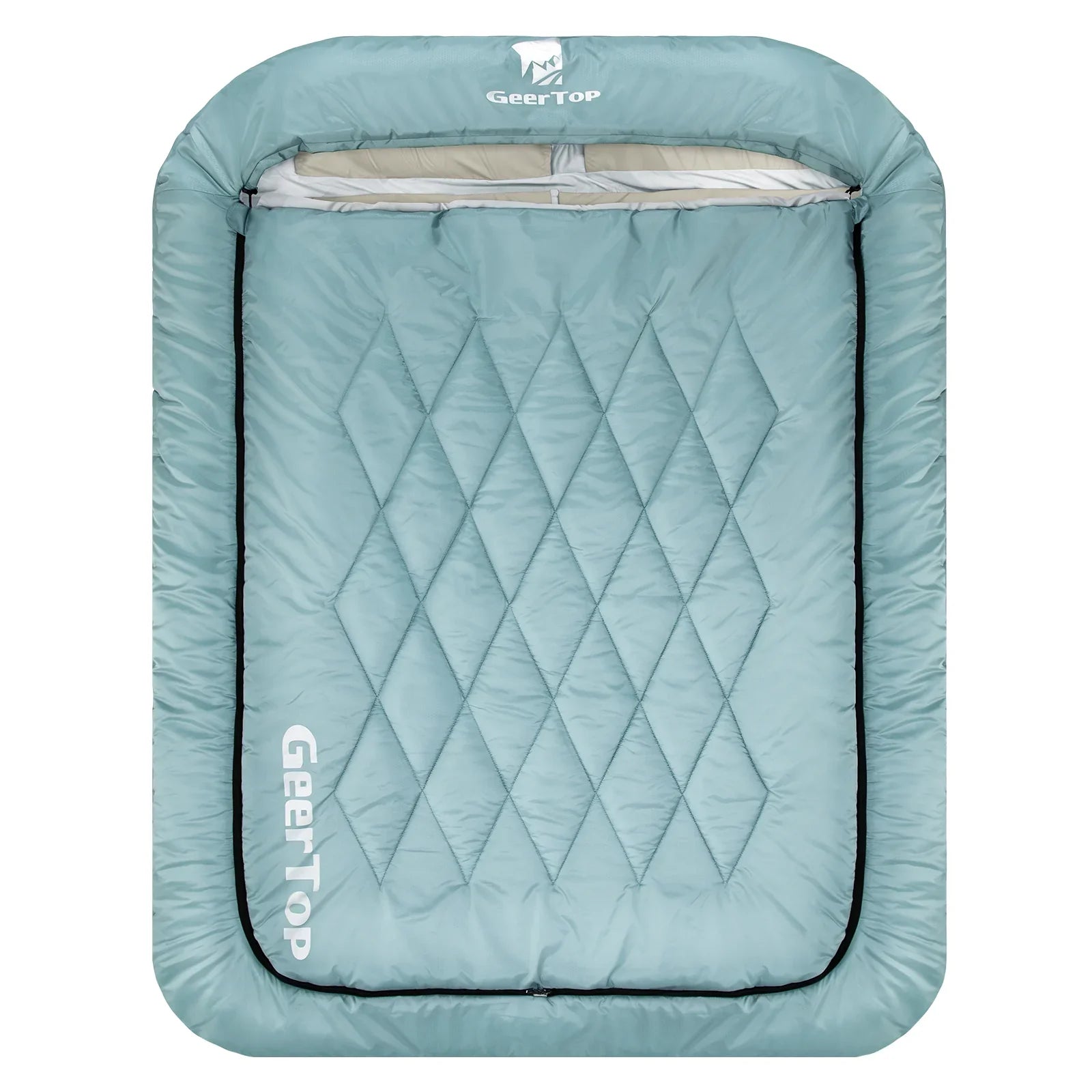 GeerTop Outdoor - GEERTOP Queen Size Doublewide Sleeping Bag