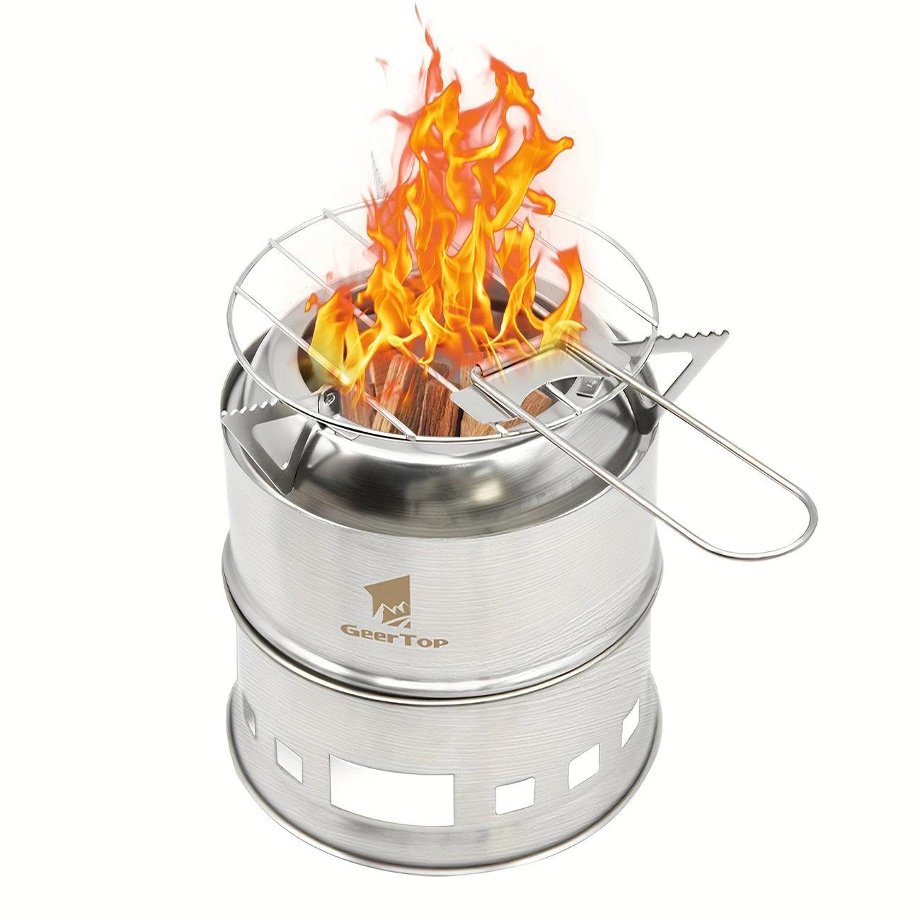 GEERTOP 3-in-1 Multi-Fuel Camping Stove - GeerTop Outdoor