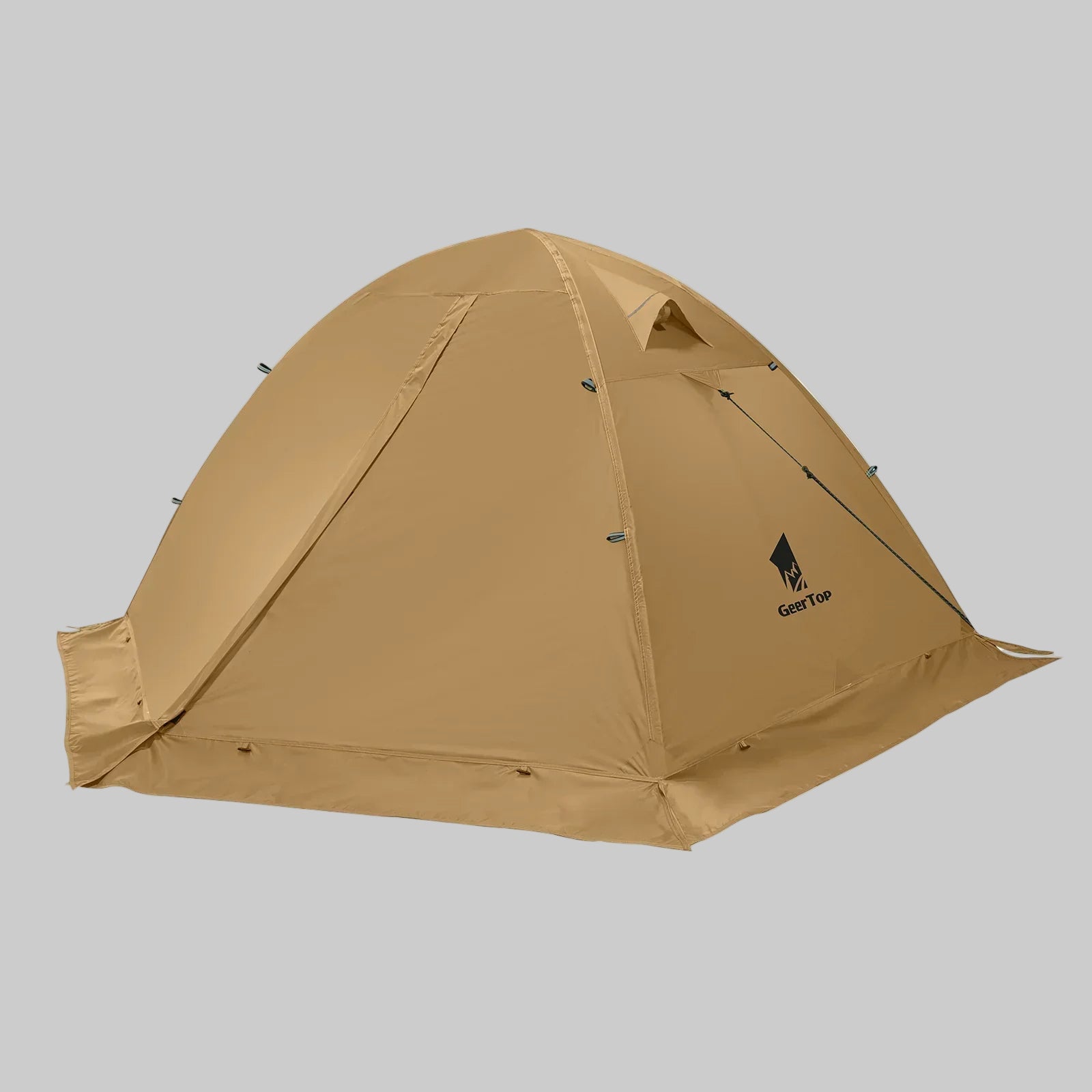 GEERTOP Toproad2 2 Person 4 Season Backpacking Tent - Khaki - GeerTop Outdoor