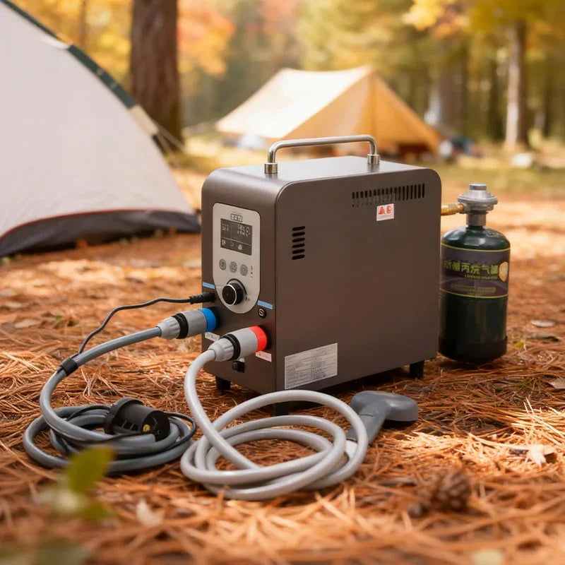 camping gas heater for tent GWH-3 Compact Portable Gas Water Heater