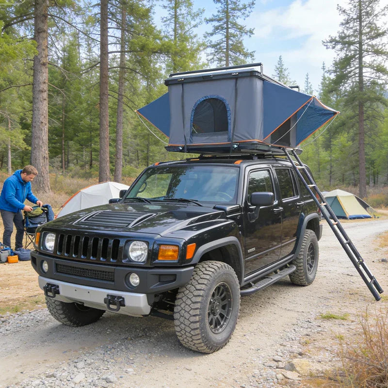 【Jeep Garage ②】Brand社　ドイツ幕　鉄骨　コットンテント Geertop SUV Aluminum Pop-up Hard Shell Car Rooftop Tent