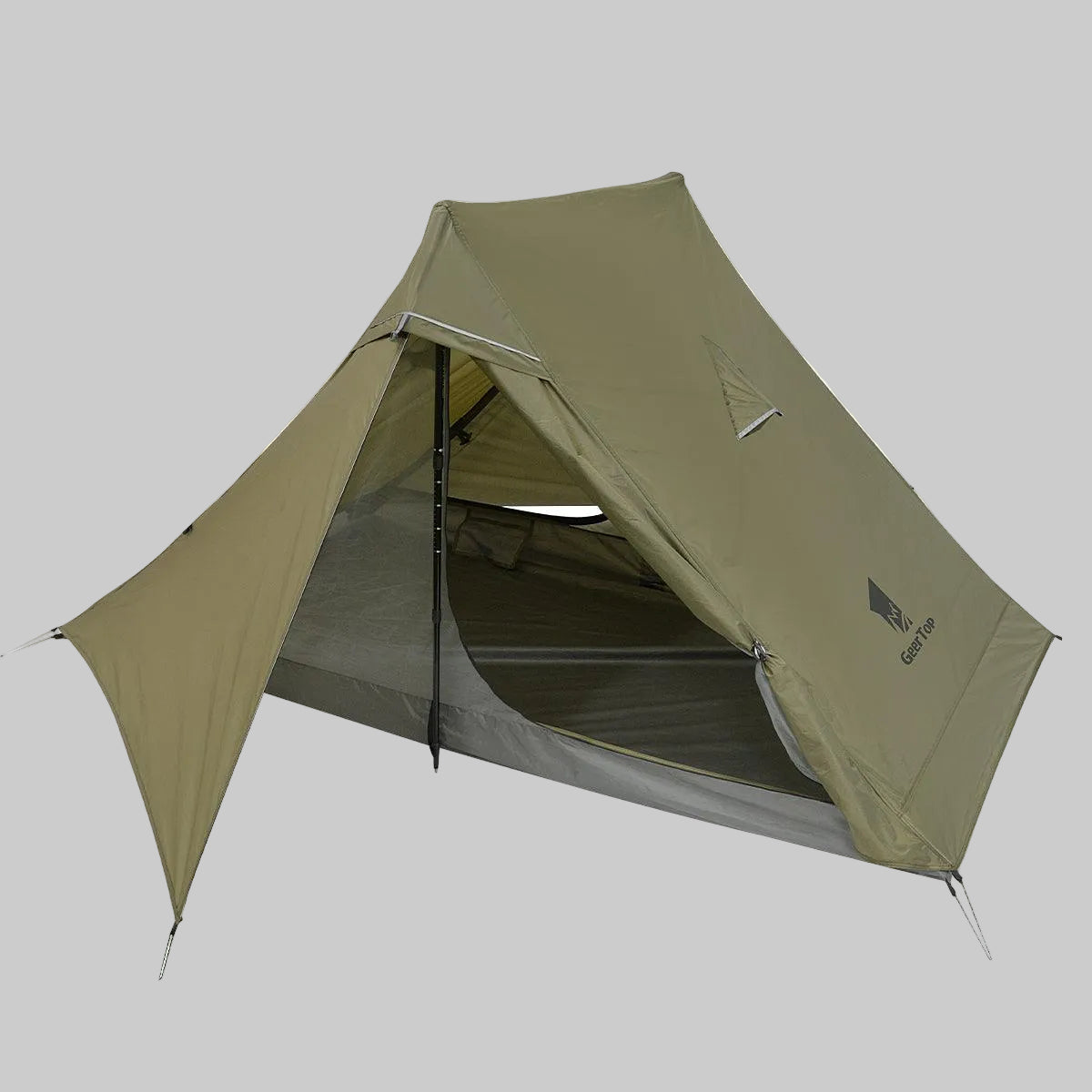GEERTOP 2 Person 3 Season Ultralight Trekking Poles Supported Backpacking Tent - GeerTop Outdoor