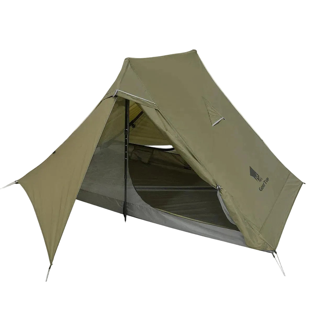 GeerTop Outdoor - GEERTOP 2 Person 3 Season Ultralight Trekking Poles Supported Backpacking Tent
