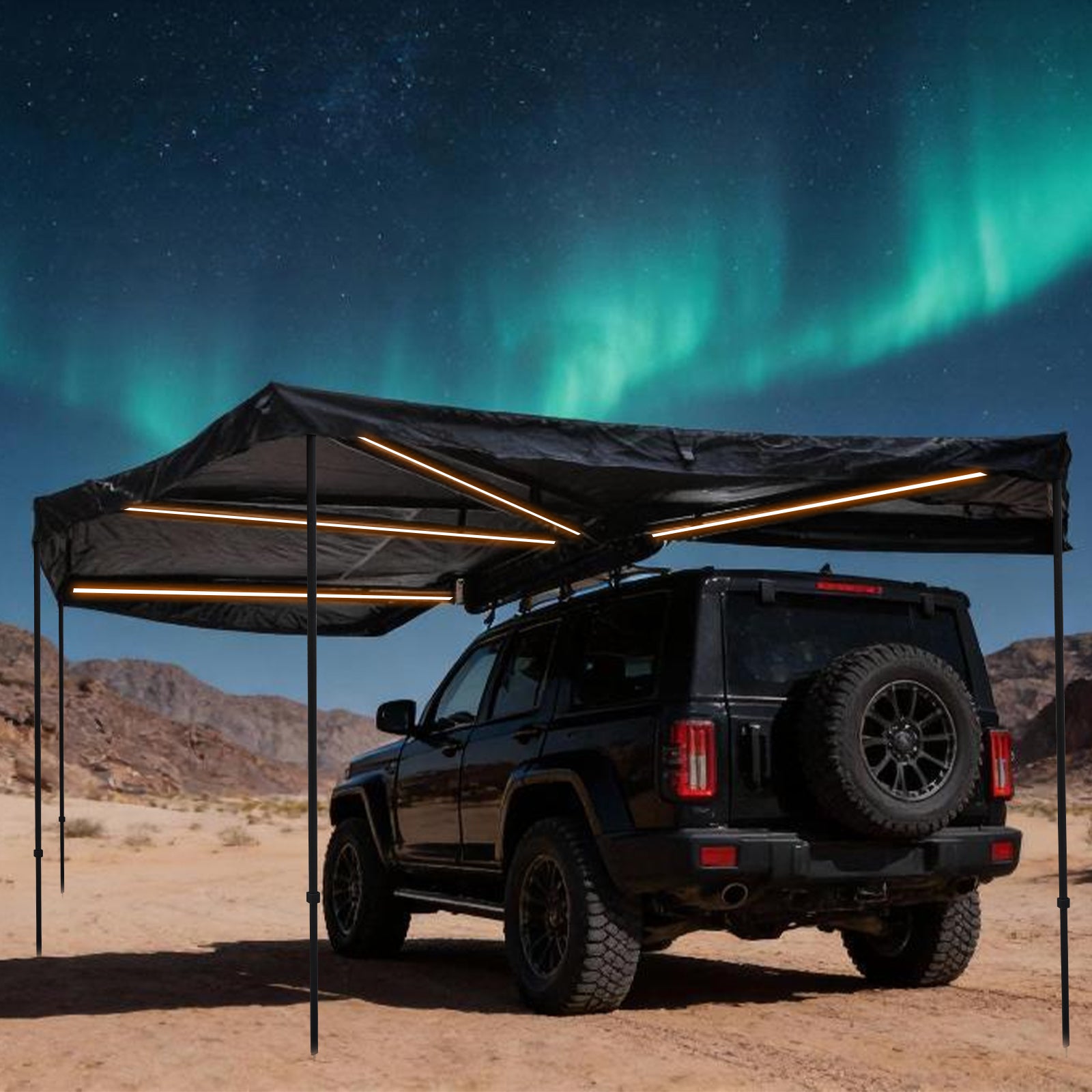 TITAN | Geertop 360 Degree LED Light Car Awning