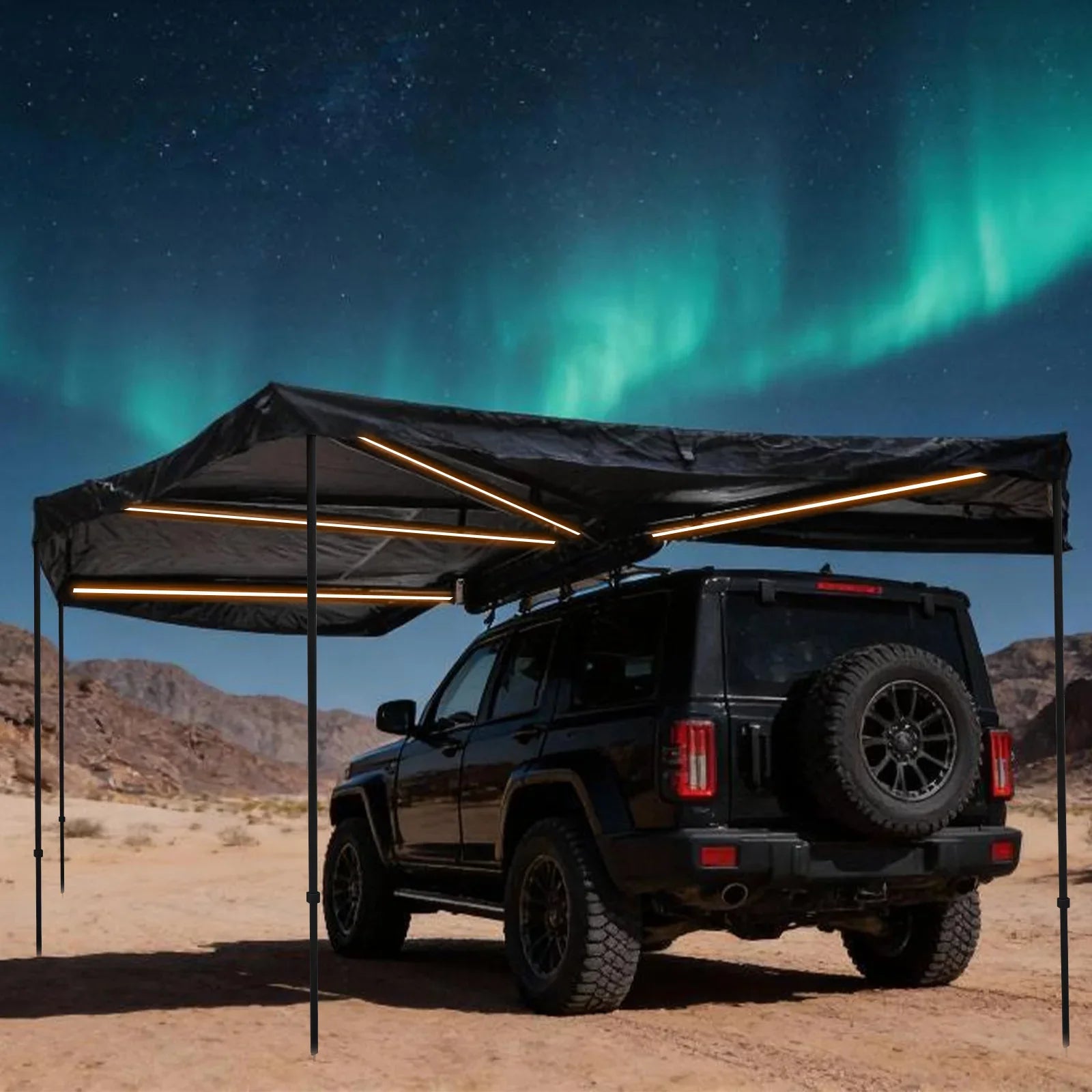 GeerTop Outdoor - TITAN | Geertop 360 Degree LED Light Car Awning