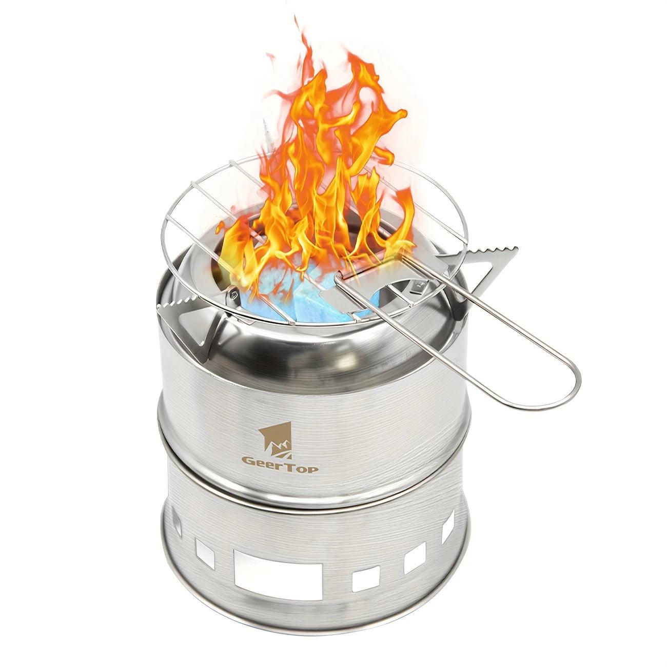 GEERTOP 3-in-1 Multi-Fuel Camping Stove - GeerTop Outdoor
