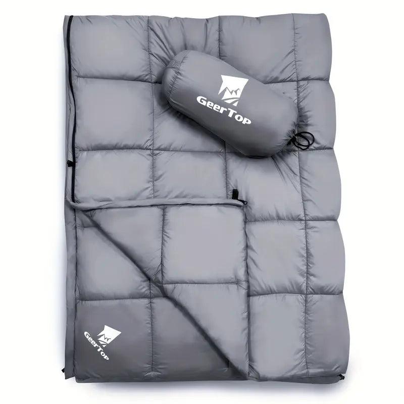 GEERTOP 4 Season Waterproof Windproof Camping Blanket Sleeping Bag - GeerTop Outdoor