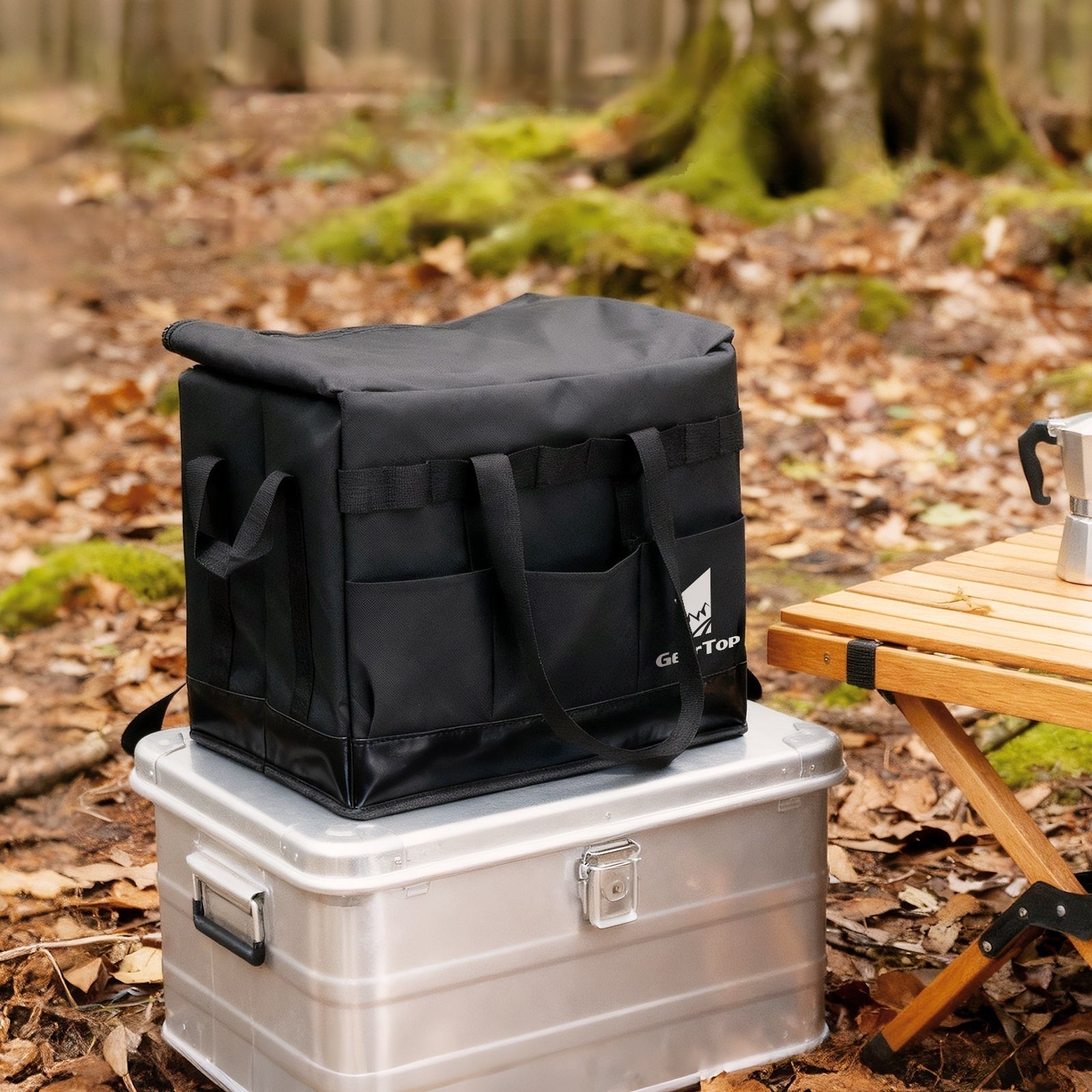 2-Level Adjustable Camping Storage Box
