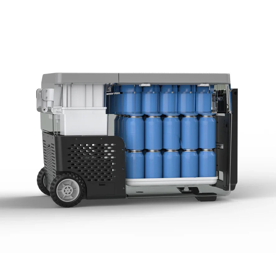 F1 Portable Outdoor Refrigerator/ Ice Maker With Wheel