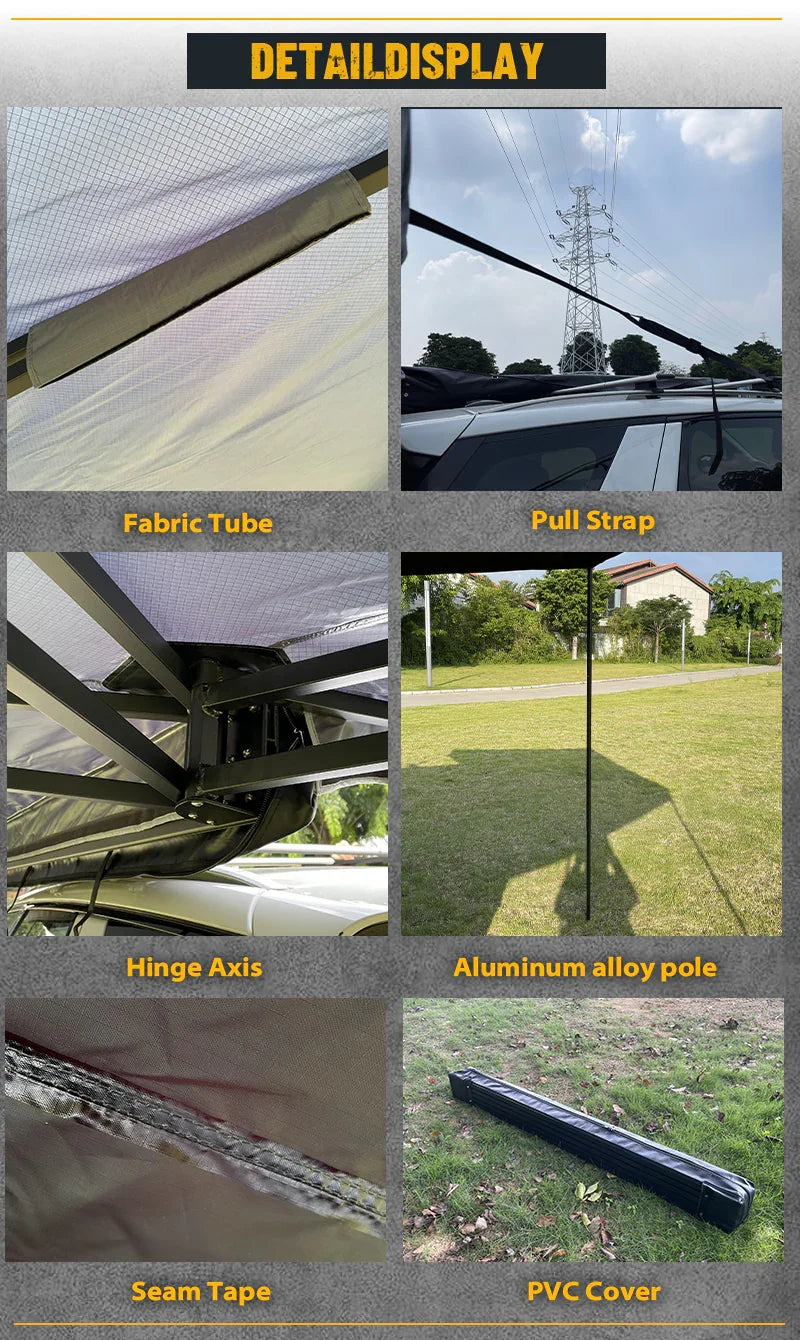 GeerTop Outdoor - NEXAR | GeerTop 270 Degree Car Awning For Car Camping Ourdoor
