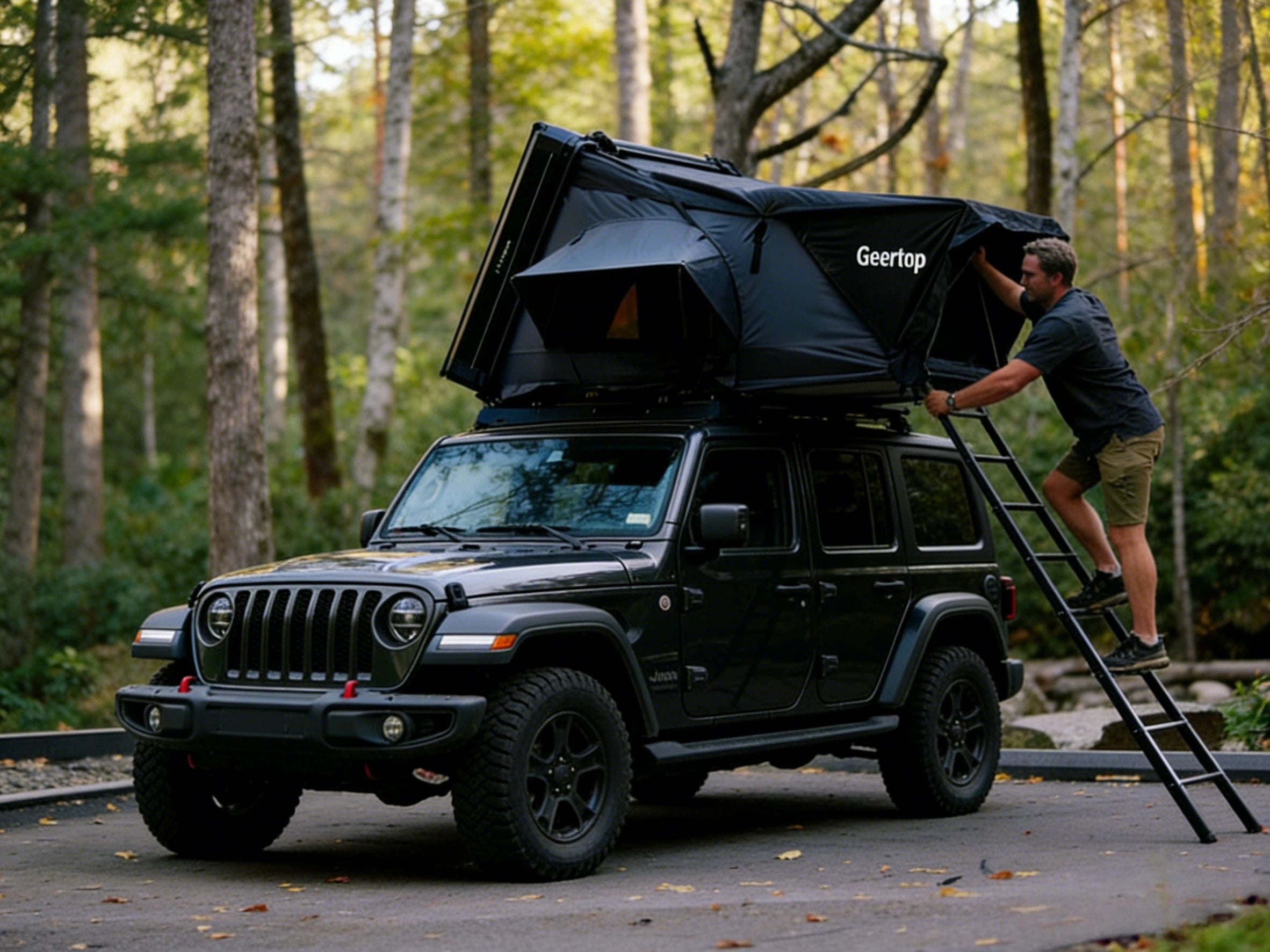 Geertop Hard Shell Car Rooftop Tent