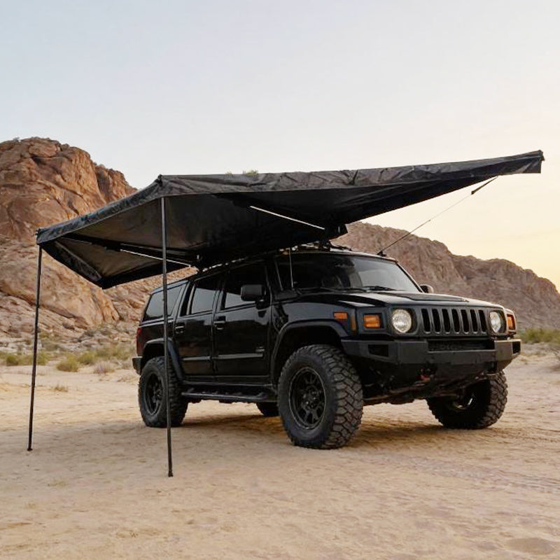 EVOKE | GeerTop 180 Degree Freestanding Car Side Shelter with LED Lights Car Awning