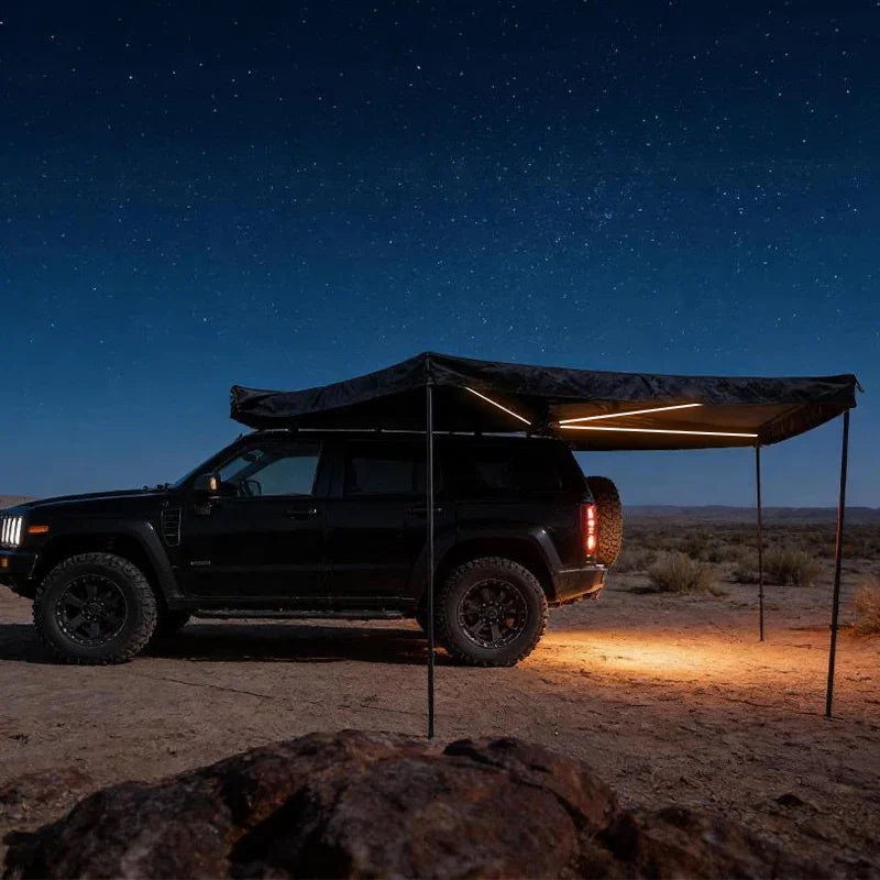 GeerTop Outdoor - VORTEX | GeerTop 270 Degree Car Awning Full Light Shelter With LED