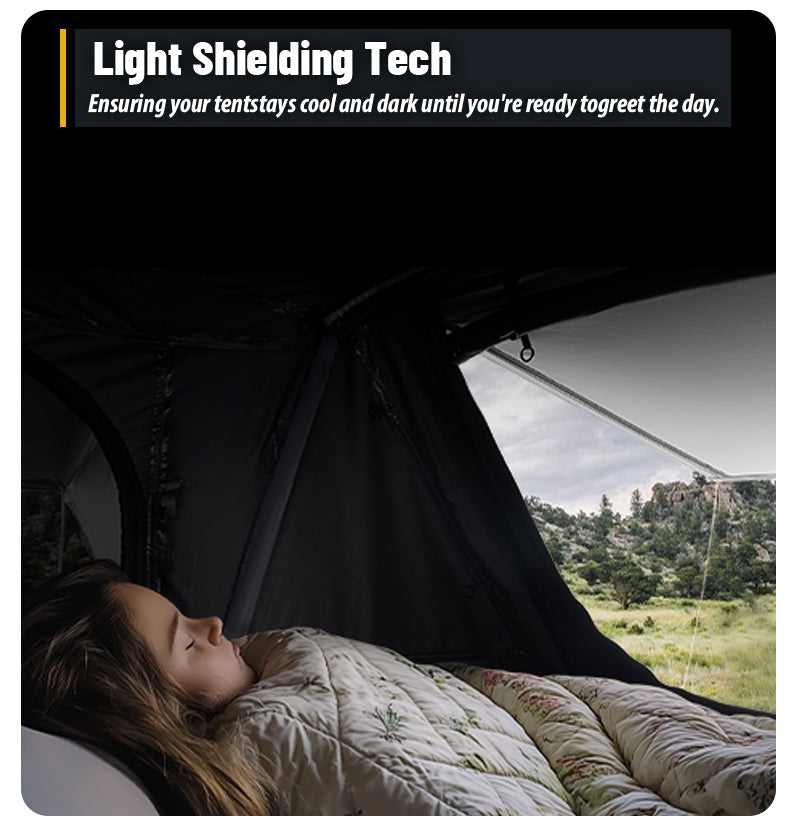 COSMIX | 3-4 Person ABS Side Opening Hard Shell Rooftop Tent