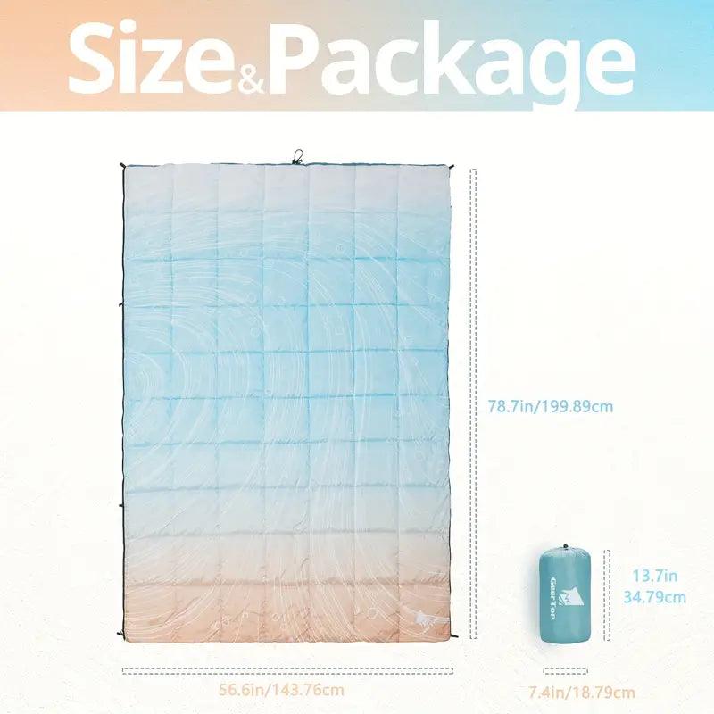 GEERTOP 4 Season Waterproof Windproof Camping Blanket Sleeping Bag - GeerTop Outdoor