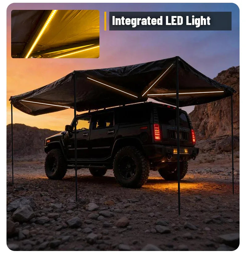 GeerTop Outdoor - TITAN | Geertop 360 Degree LED Light Car Awning