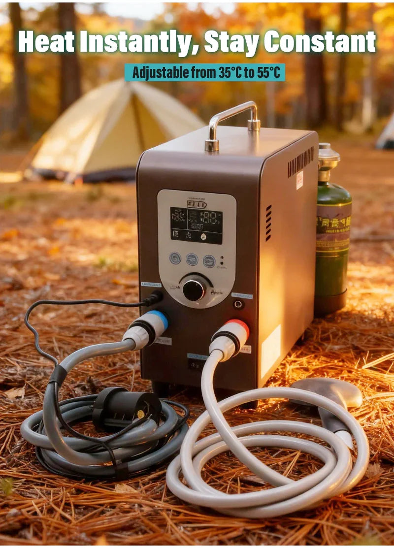 GeerTop Outdoor - GWH-3 Compact Portable Gas Water Heater