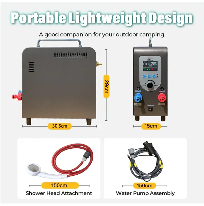 GeerTop Outdoor - GWH-3 Compact Portable Gas Water Heater