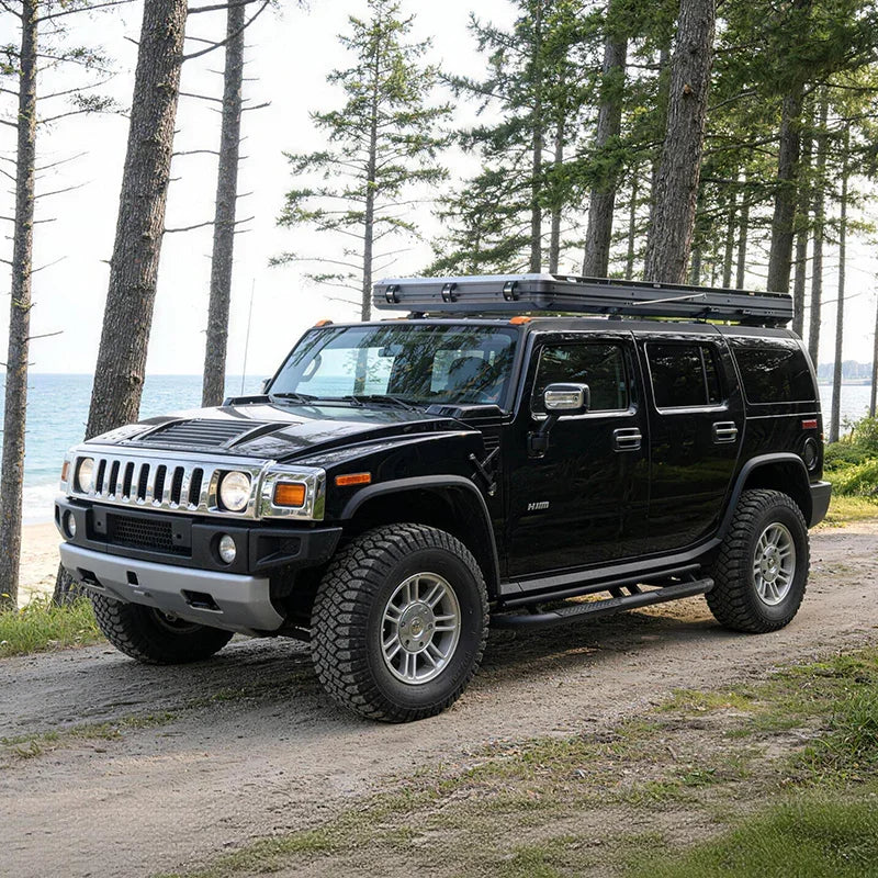 GeerTop Outdoor - HAWK | GeerTop Triangular Aluminum Hard Shell Car Camping SUV Rooftop Tent