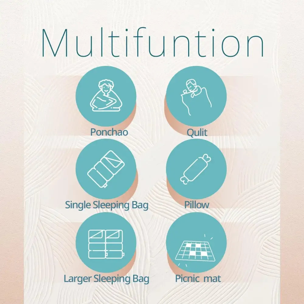 GEERTOP 4 Season Waterproof Windproof Camping Blanket Sleeping Bag - GeerTop Outdoor