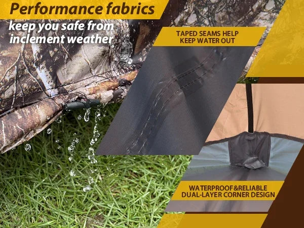 GEERTOP Topload4 4 Person 4 Season Waterproof Camping Tent - Relistic Camo - GeerTop Outdoor