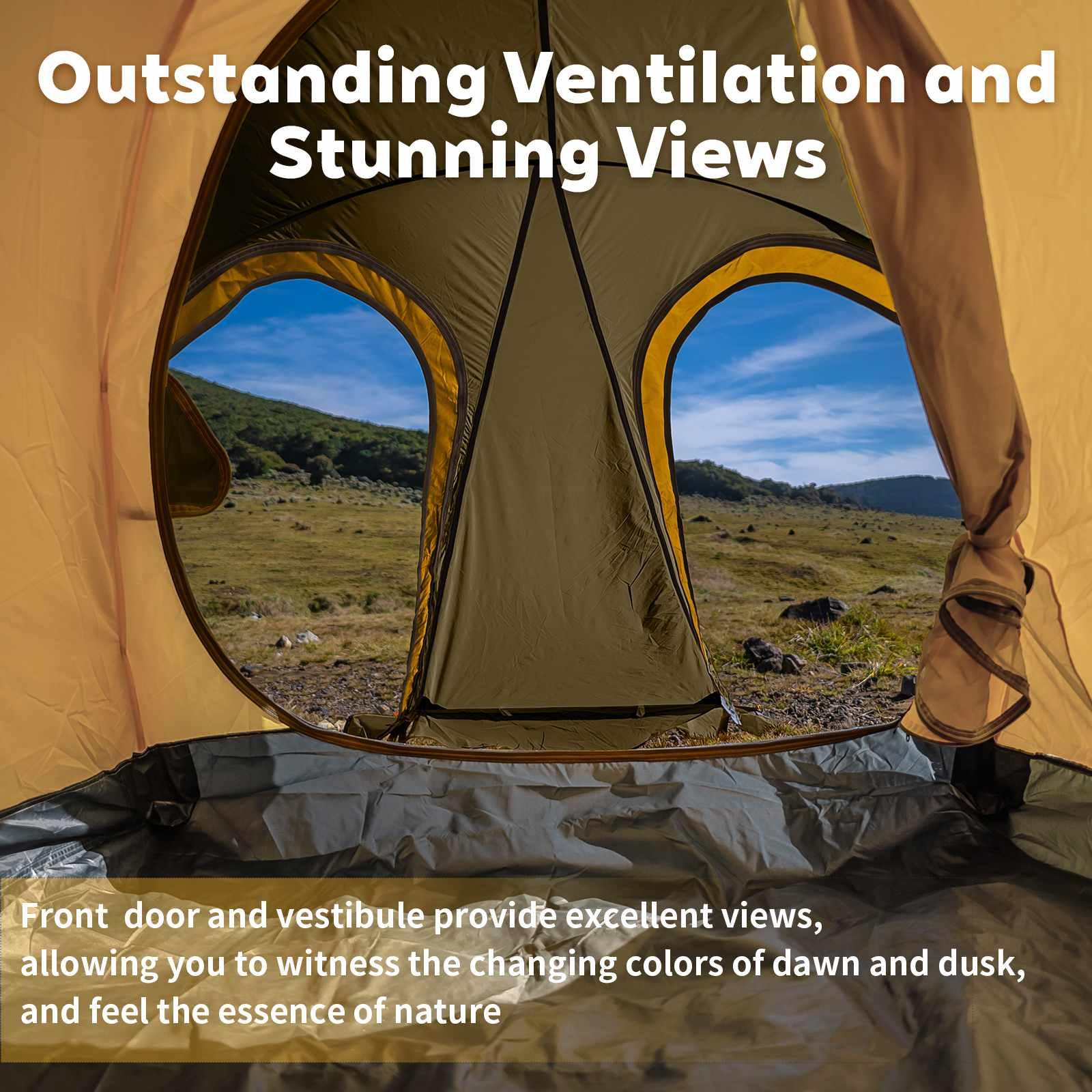 Navigator 2 Person 4 Season Mountaineering Tent - Brown