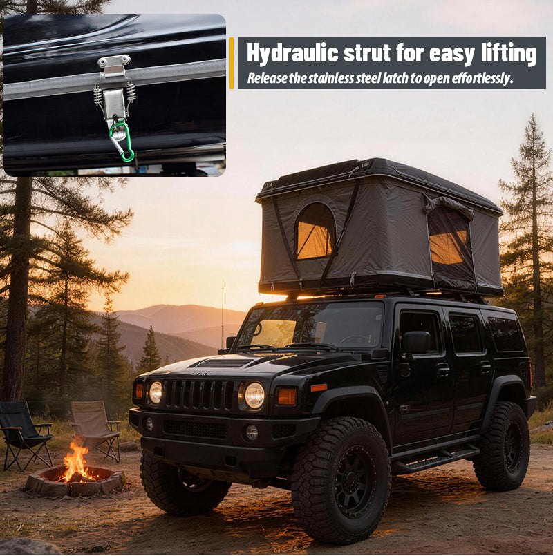 HORIZO 2.0 | Geertop SUV Fiberglass Hard Shell Rooftop Tent