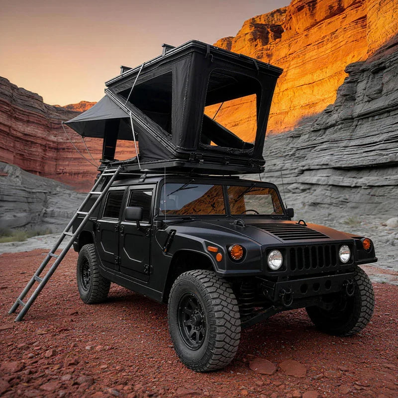 GeerTop Outdoor - ZENITH | 3-4 Person Aluminum Hard Shell Rooftop Tent