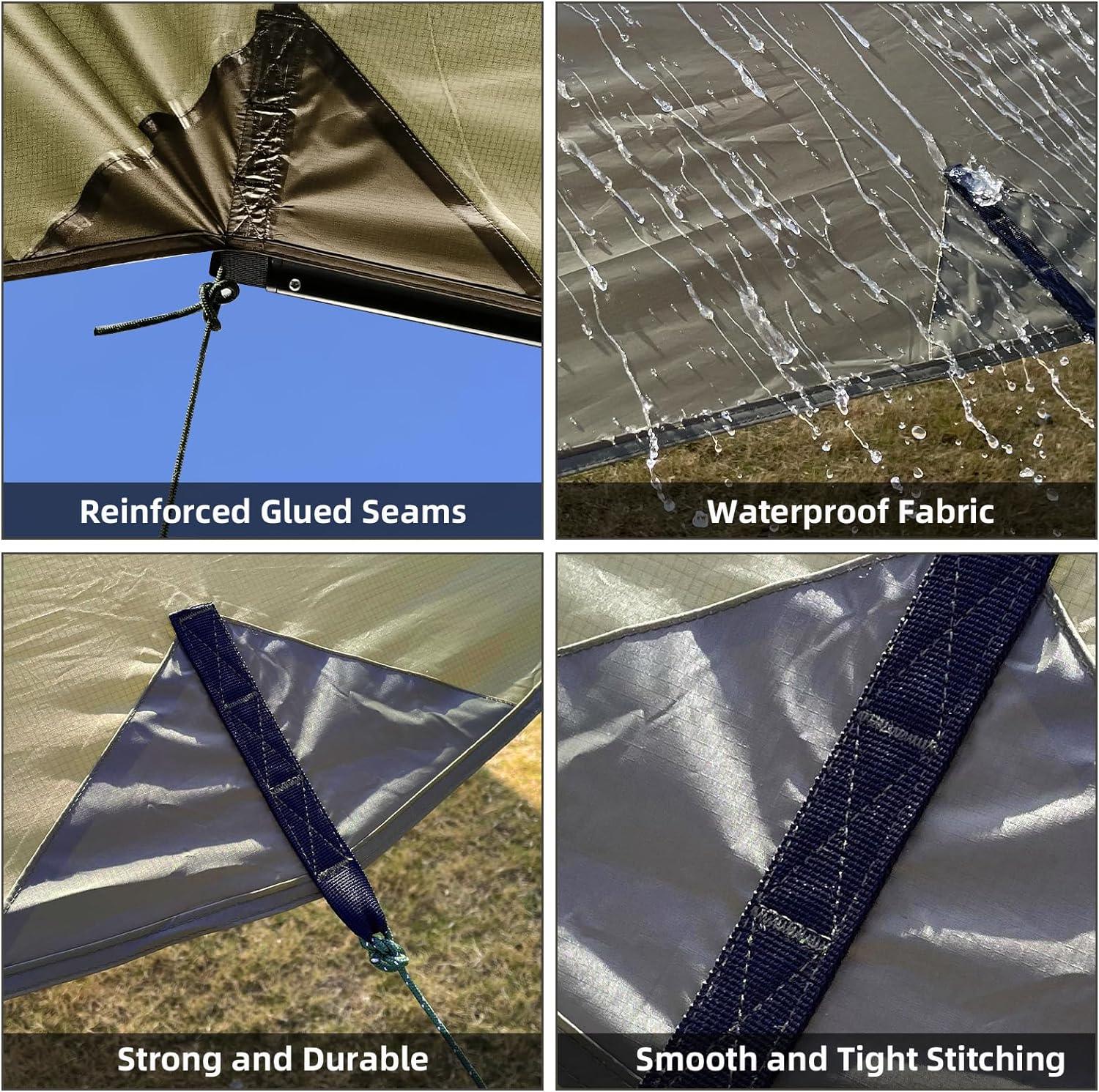 GEERTOP Waterproof Sunshade Canopy Camping Tarp - GeerTop Outdoor