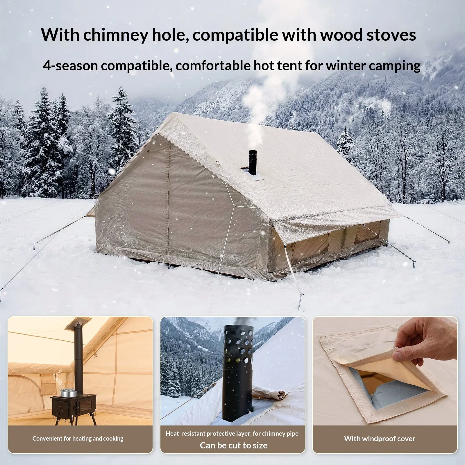 GeerTop Outdoor - GeerTop Galaxy Max 8 Person Inflatable Tent