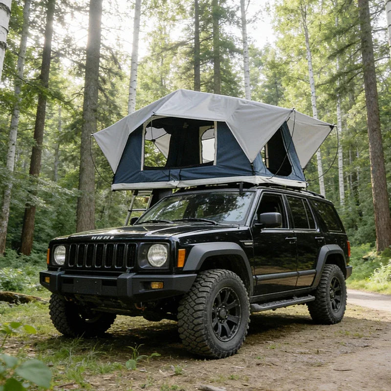 GeerTop Outdoor - ASTRON | 1-2 Person Soft Shell Inflatable Rooftop Tent (SUVS / Jeep / Bronco / Trucks)