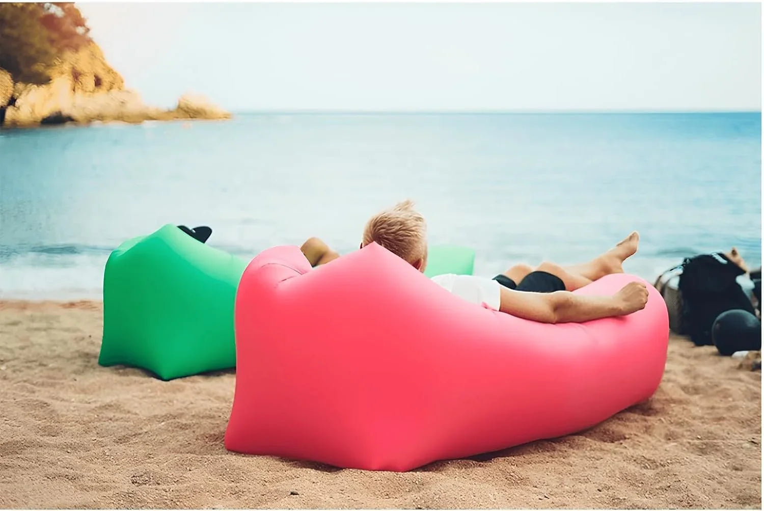 GeerTop Outdoor - Inflatable Air Sofa Hammock for Camping and Beach Lounging