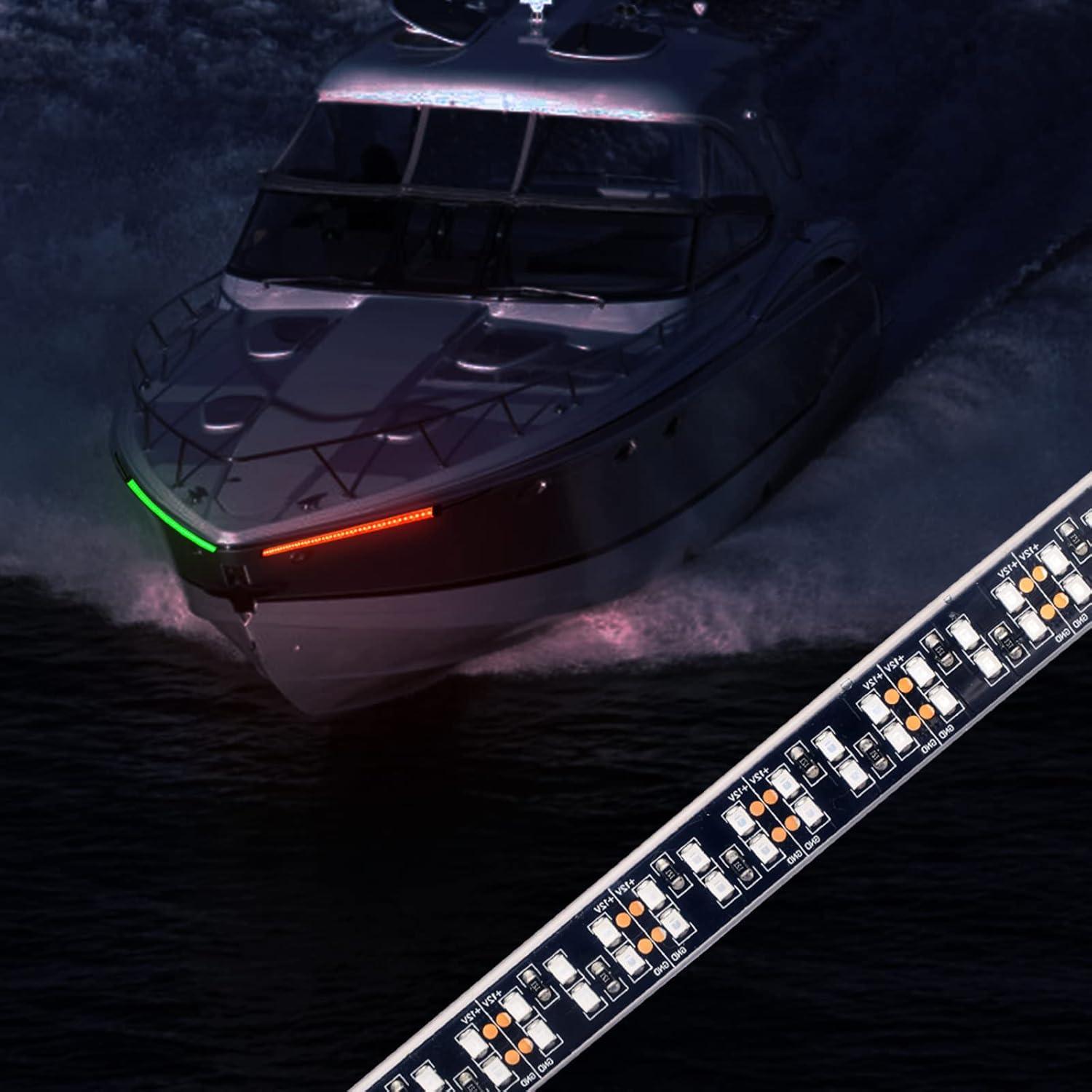 Marine LED Navigation Lights – 84 LEDs, IP68, for Boats & Yachts - GeerTop Outdoor