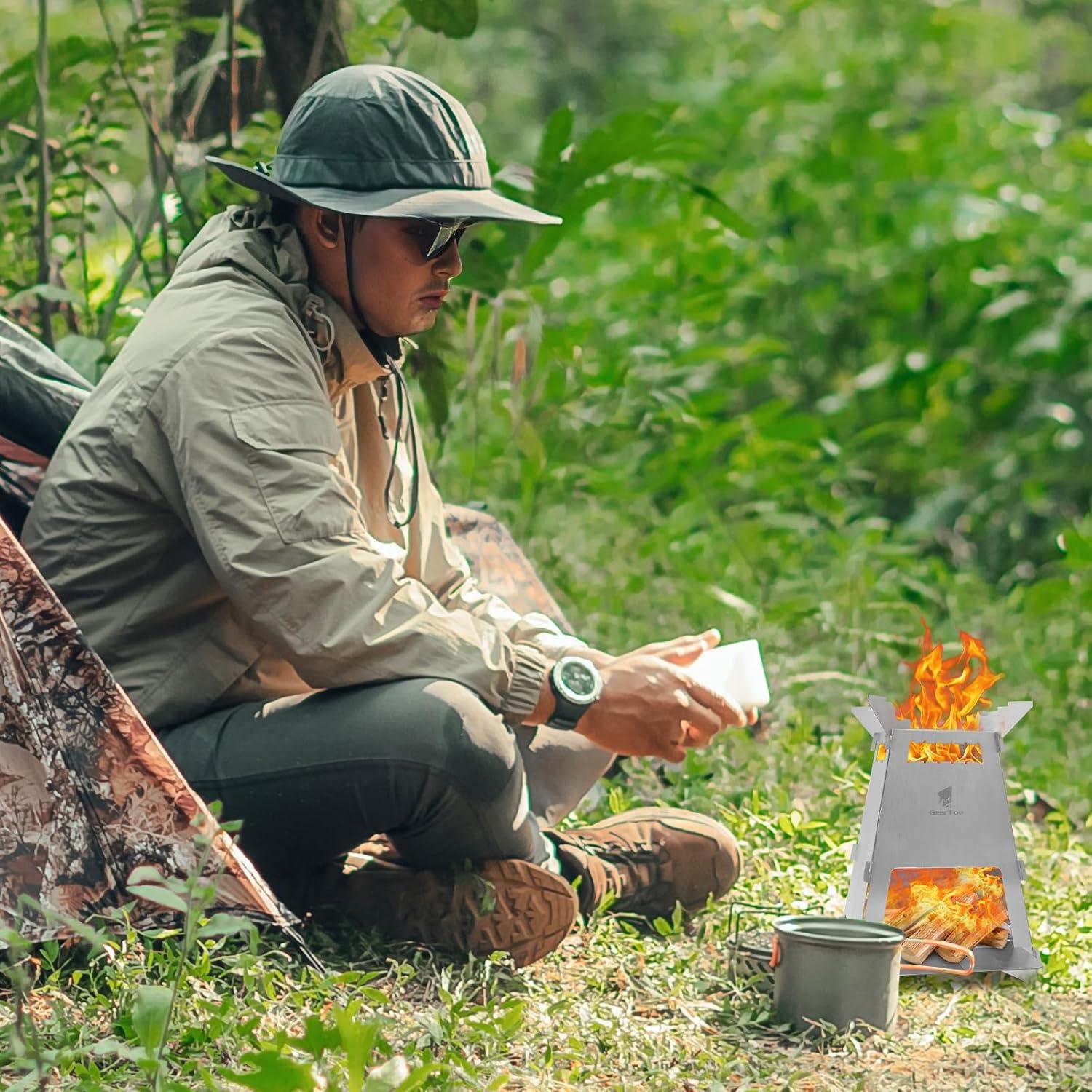 GEERTOP Stainless Steel Camping Stove - GeerTop Outdoor