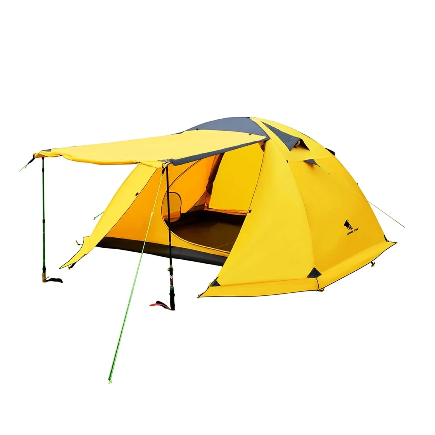 Topload4 4 Person 4 Season Tent - Yellow