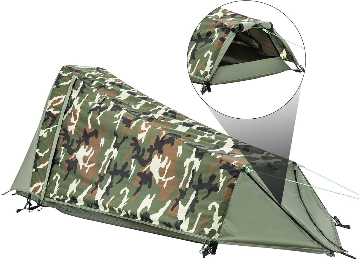 Geertop Blazer 1 Person 3 Season Bivy Tent for Bikepacking and Backpacking