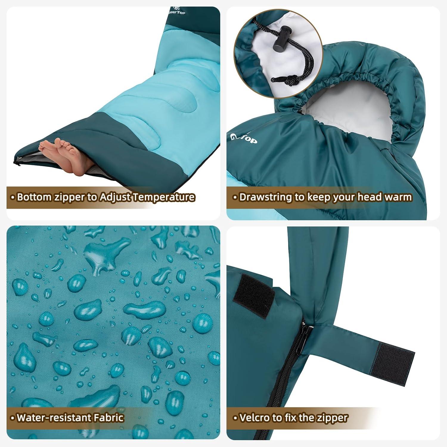 GEERTOP Ultralight Backpacking Sleeping Bag - GeerTop Outdoor