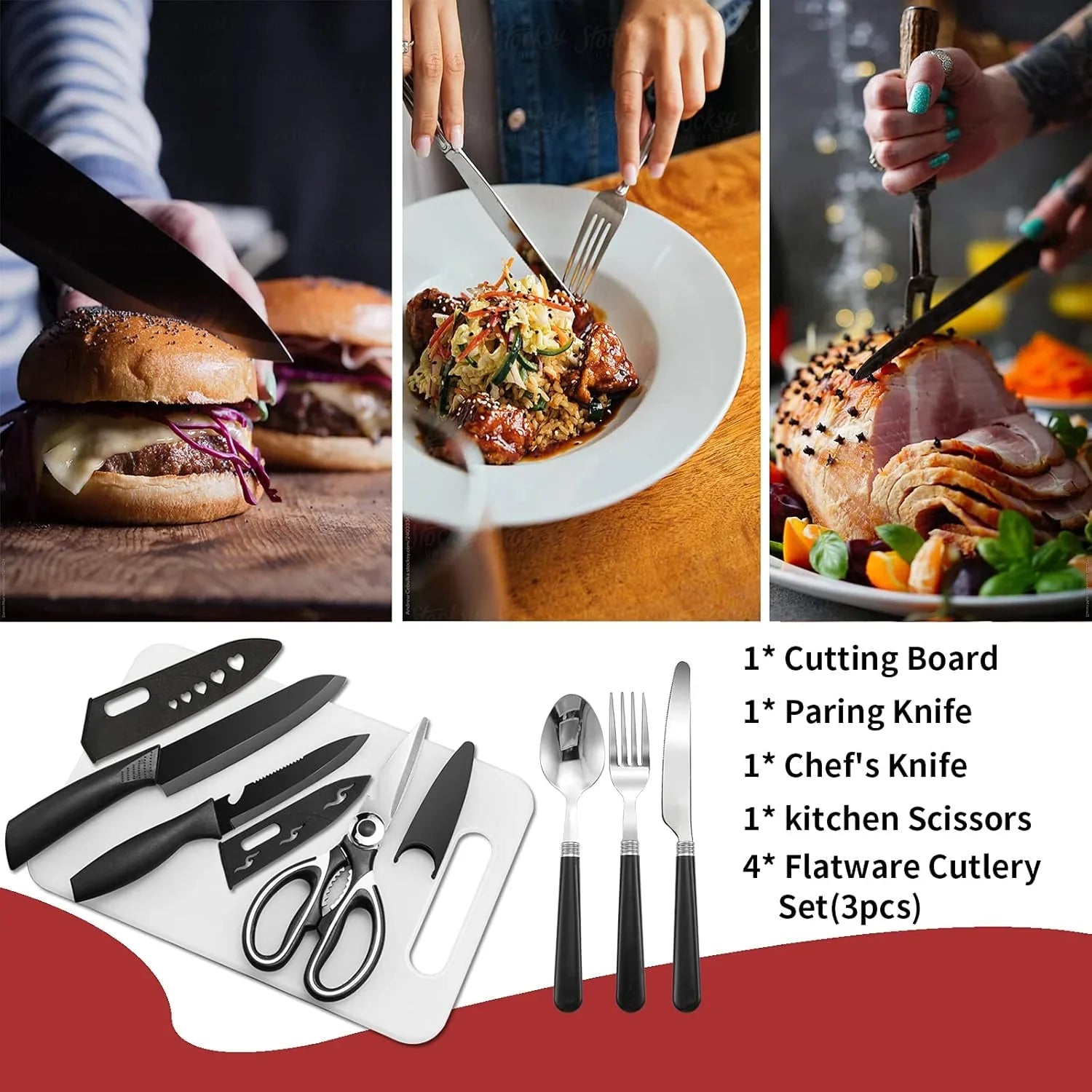 GeerTop Outdoor - 27-Piece Portable Camping Kitchen Utensil Set with Storage Bag