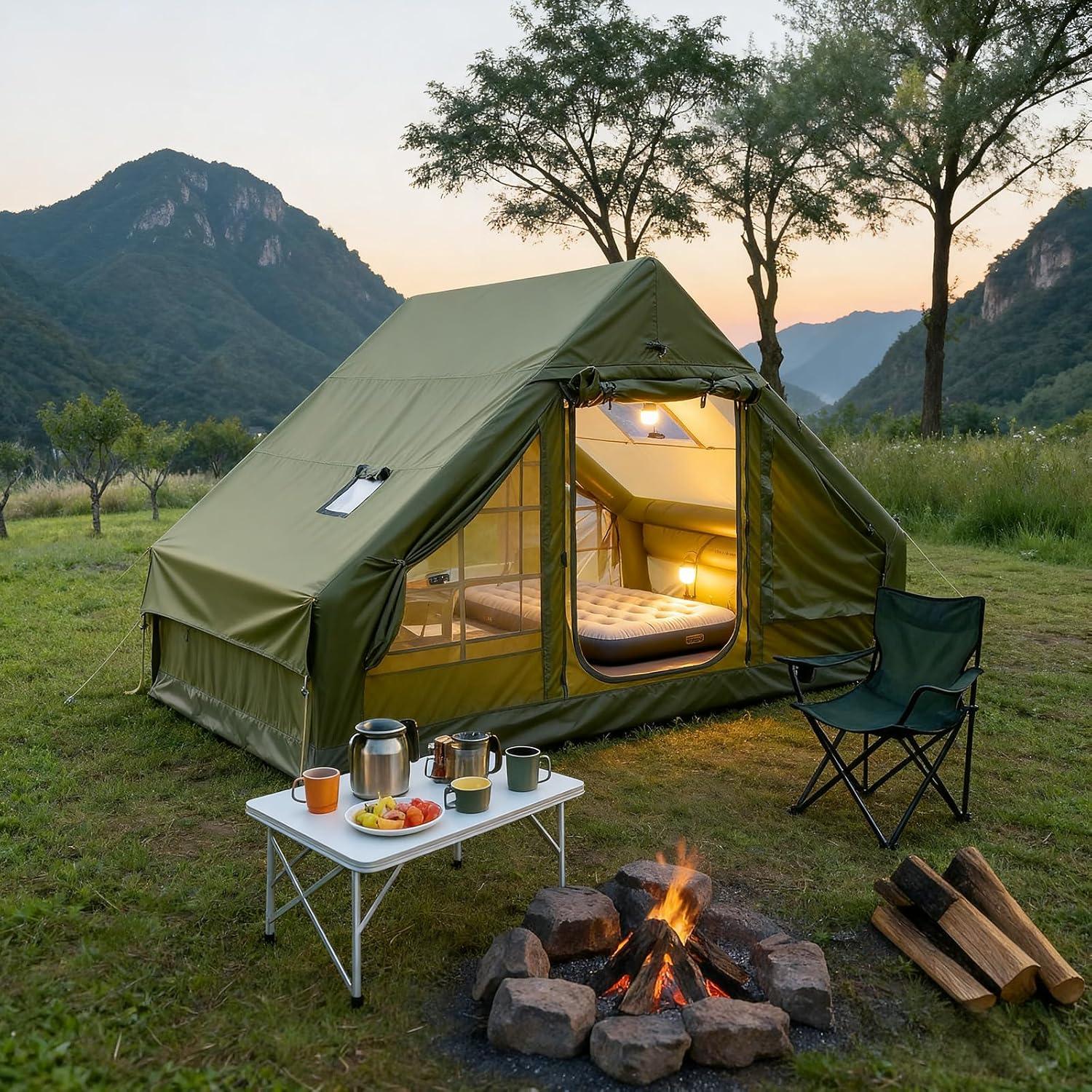 GeerTop Outdoor - GEERTOP 4-6 Person Inflatable Tent House