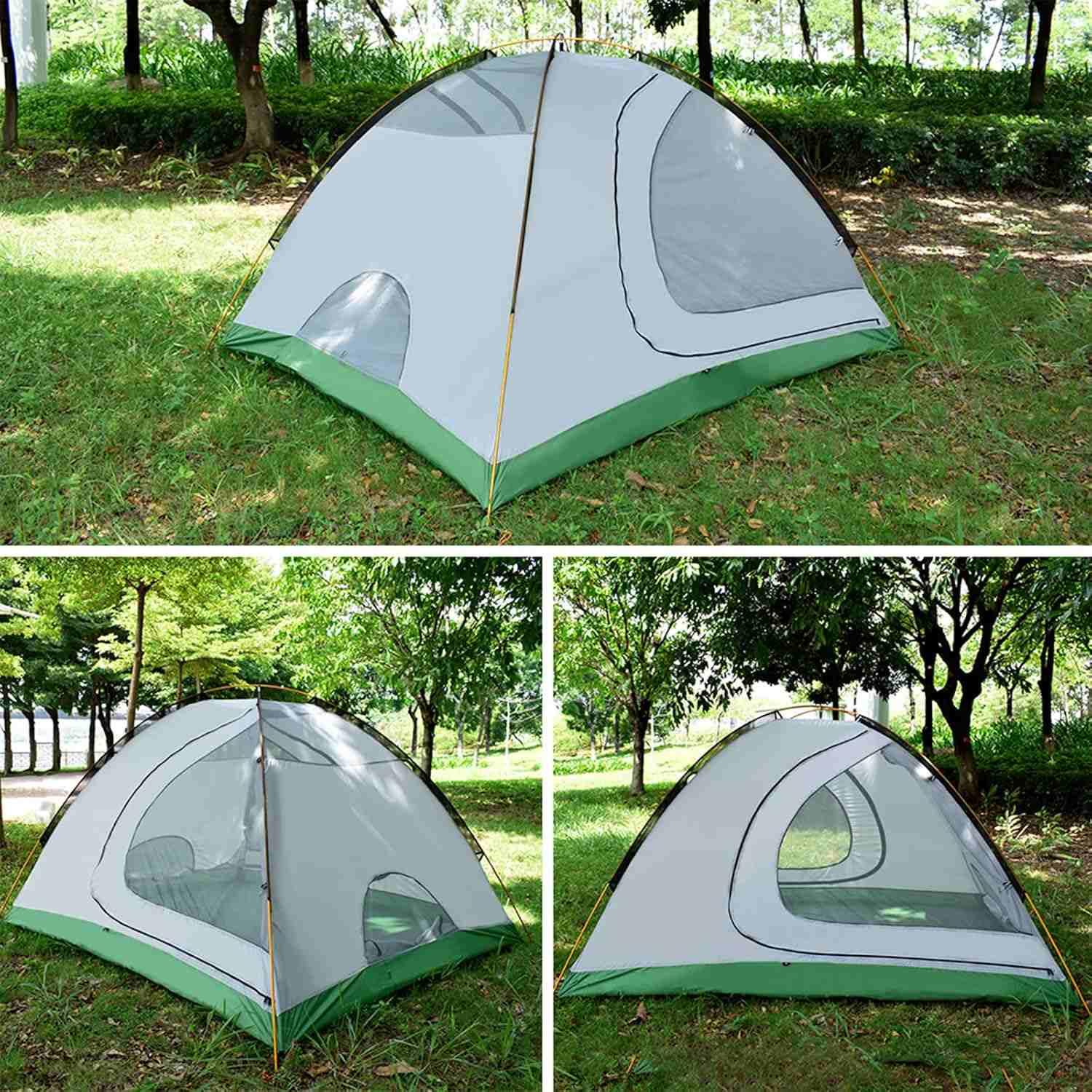 GEERTOP Topload4 4 Person 4 Season Waterproof Camping Tent - Green - GeerTop Outdoor
