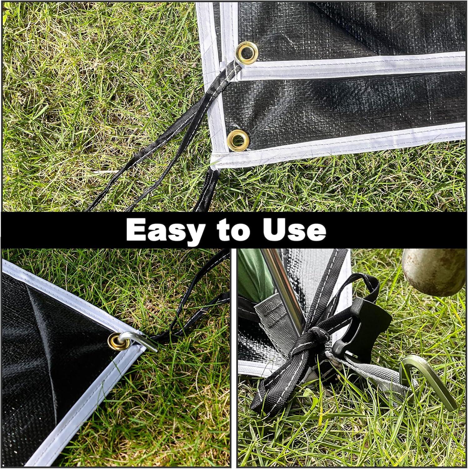 GEERTOP Water-Resistant PE Tent Footprint - GeerTop Outdoor