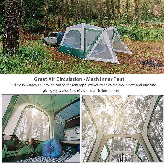 GEERTOP Family Car Camping Tent with Spacious Vestibule - GeerTop Outdoor